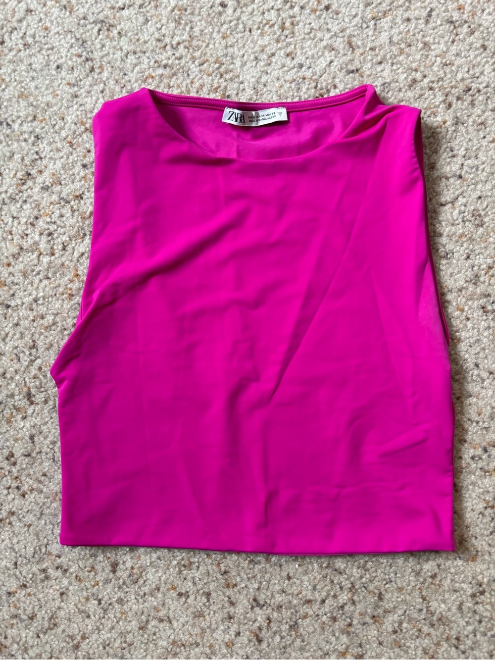 Zara Sleeveless Crop Top